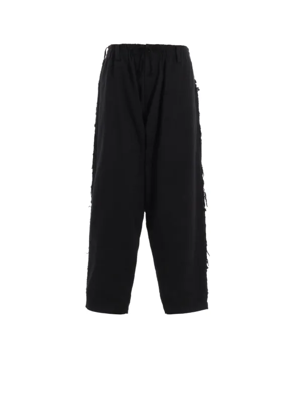 COTTON DRILL CUT-OUT SAROUEL PANTS sold by Yohji Yamamoto