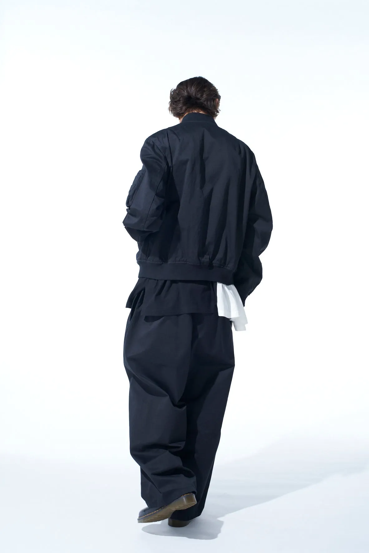 WEPON CLOTH WAIST-STRING WIDE PANTS sold by Yohji Yamamoto product image thumbnail 4