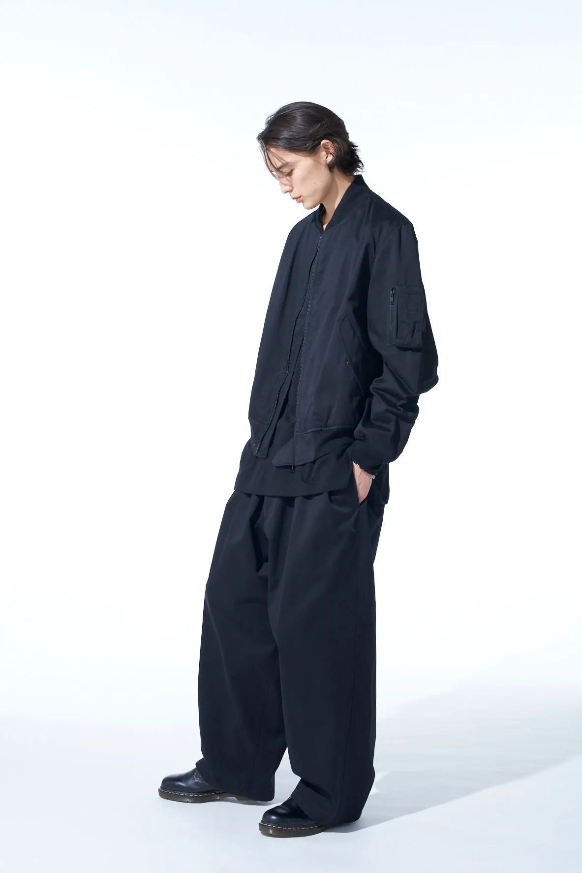 WEPON CLOTH WAIST-STRING WIDE PANTS sold by Yohji Yamamoto product image thumbnail 3