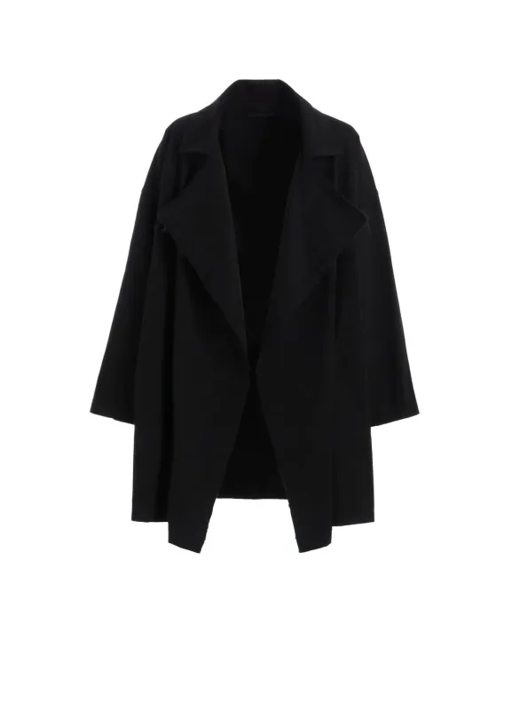 COTTON DRILL CUT-OUT DRAPE COAT sold by Yohji Yamamoto