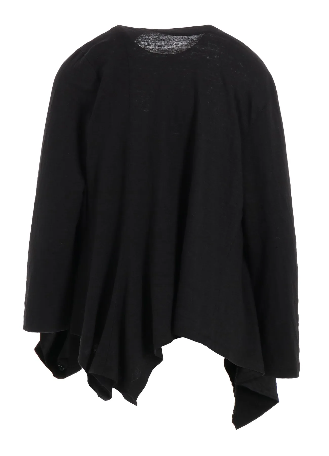 LINEN JERSEY FRONT TIE LIKE CARDIGAN sold by Yohji Yamamoto product image thumbnail 3