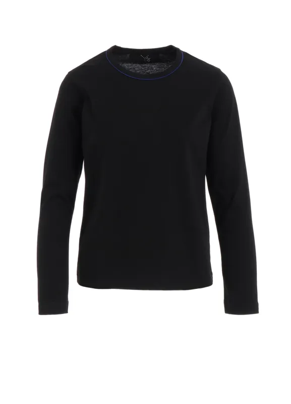 COTON JERSEY Y'S STITCH LONG SLEEVE T sold by Yohji Yamamoto