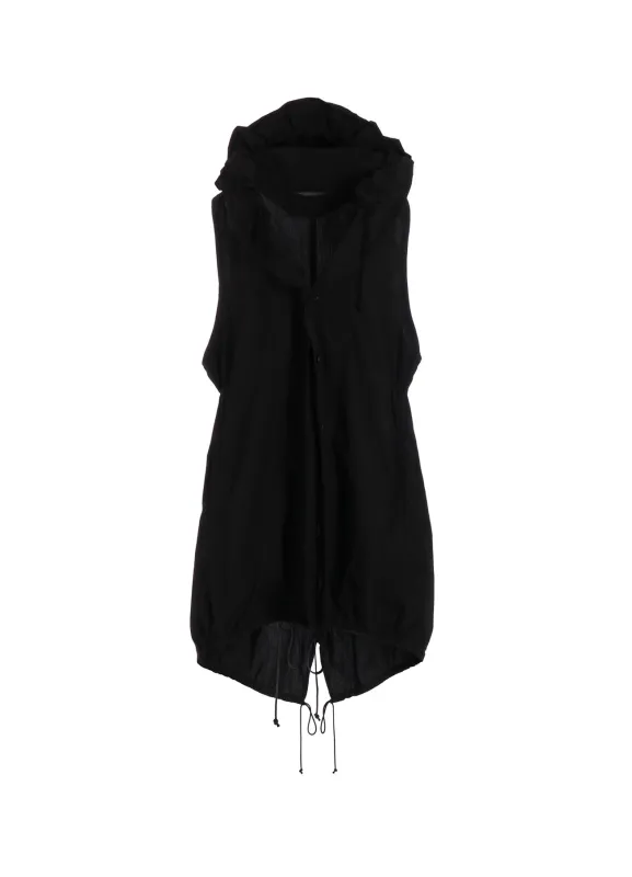 COTTON BROAD GARMENT DYEING GATHRED BLOUSON sold by Yohji Yamamoto