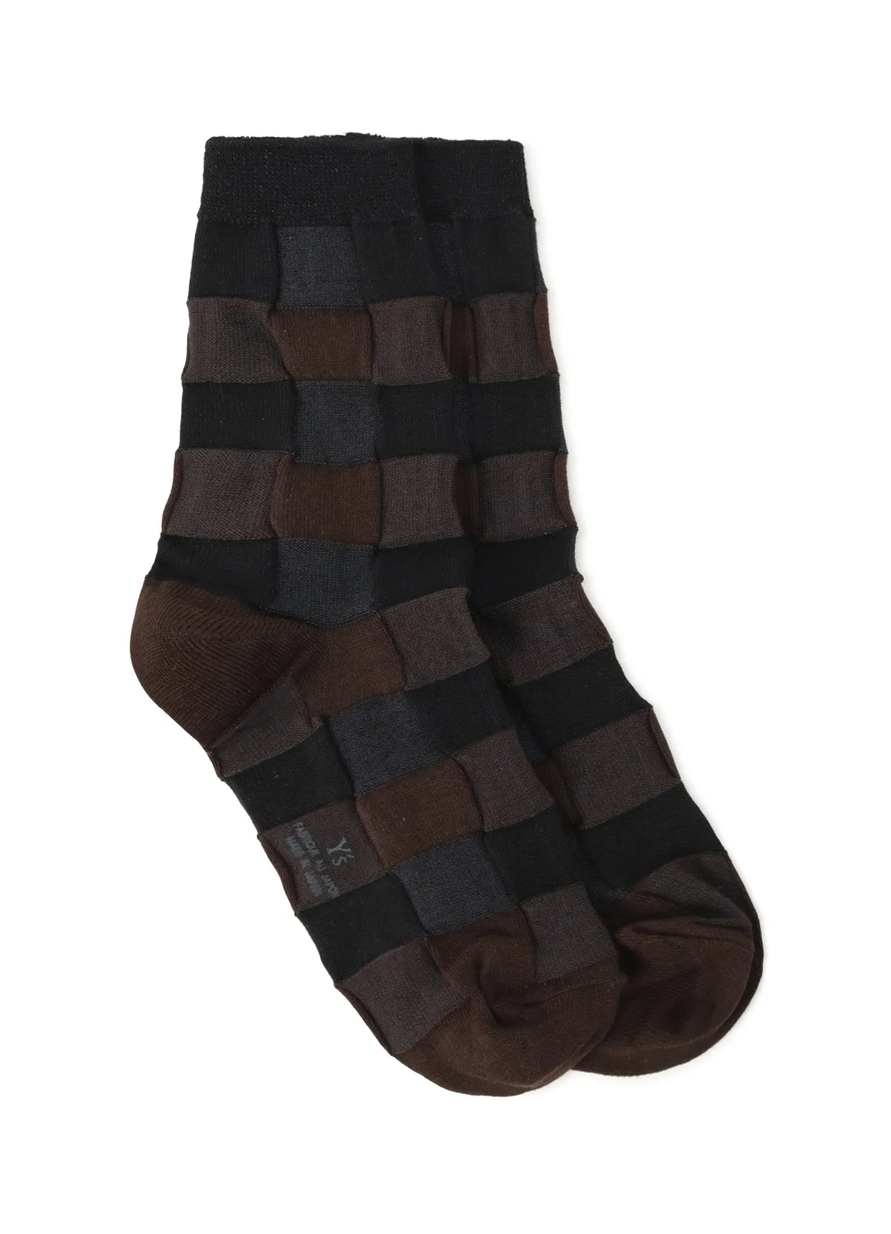 PLAID JACQUARD SOCKS sold by Yohji Yamamoto product image thumbnail 2