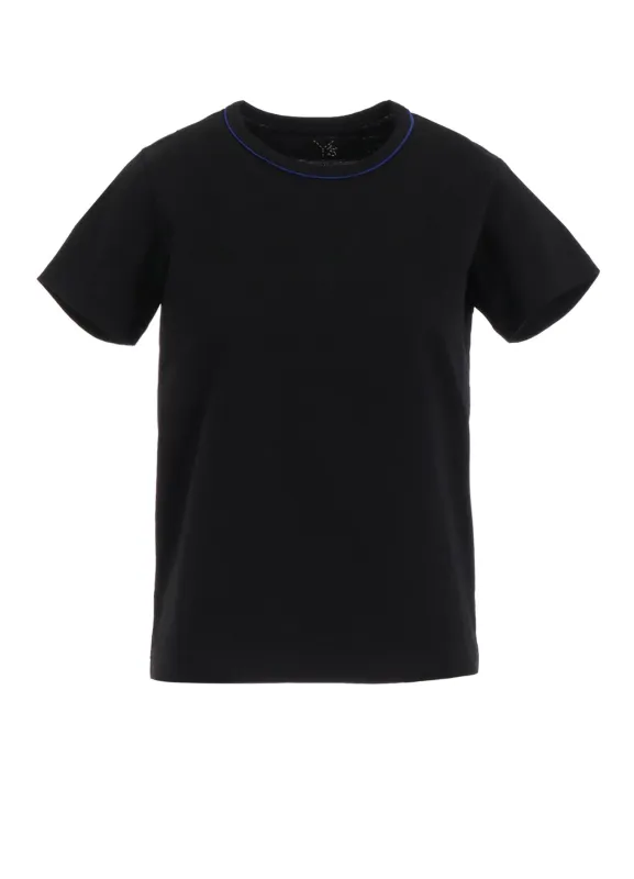 COTON JERSEY Y'S STITCH HALF SLEEVE T made by Yohji Yamamoto