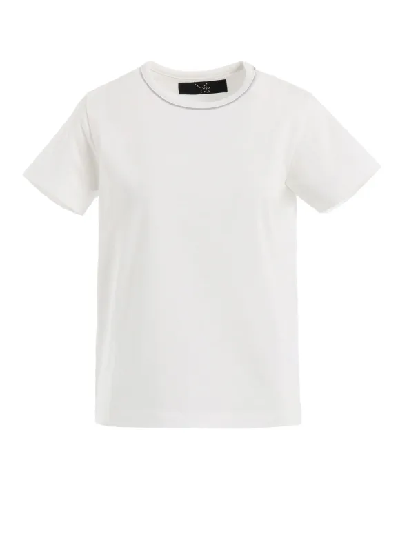 COTON JERSEY Y'S STITCH HALF SLEEVE T sold by Yohji Yamamoto