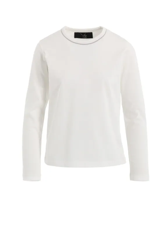COTON JERSEY Y'S STITCH LONG SLEEVE T sold by Yohji Yamamoto