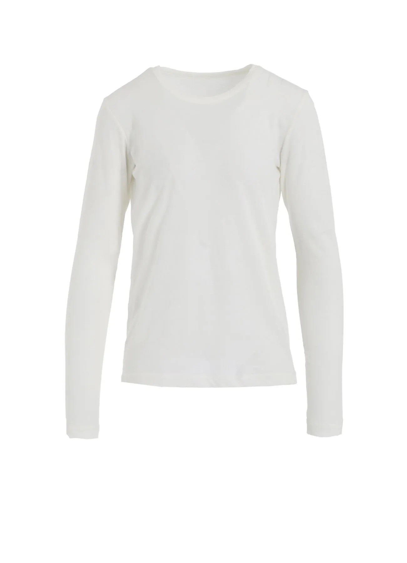 HARD TWISTED JERSEY ROUND NECK LONG SLEEVE T sold by Yohji Yamamoto
