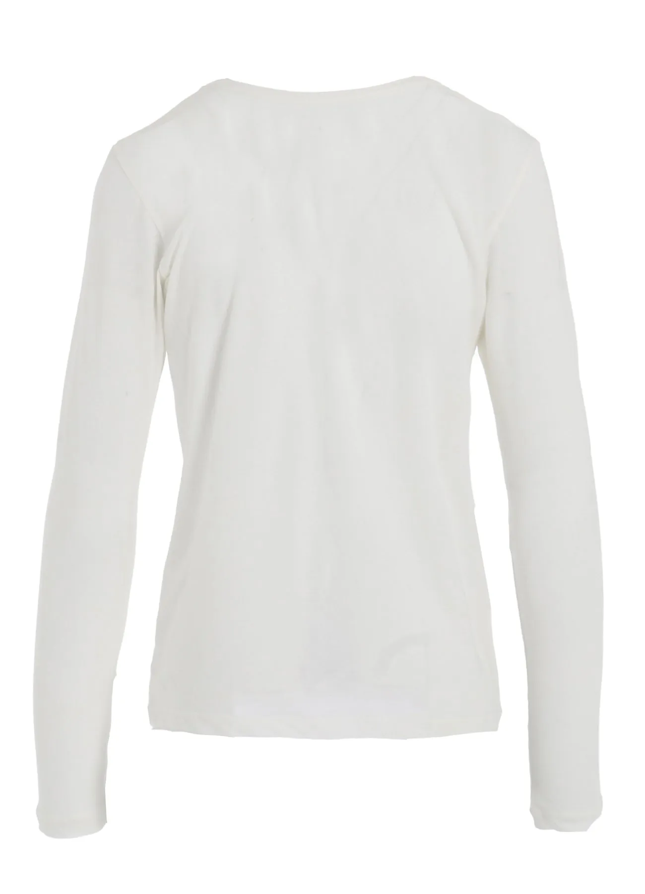 HARD TWISTED JERSEY ROUND NECK LONG SLEEVE T sold by Yohji Yamamoto product image thumbnail 3