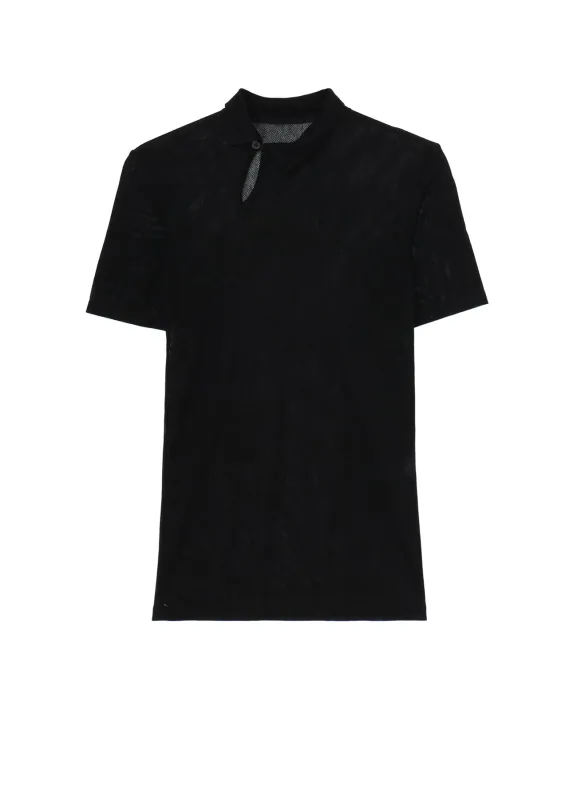 CELLULOSE TULLE SHORT SLEEVE DIAGONAL T sold by Yohji Yamamoto
