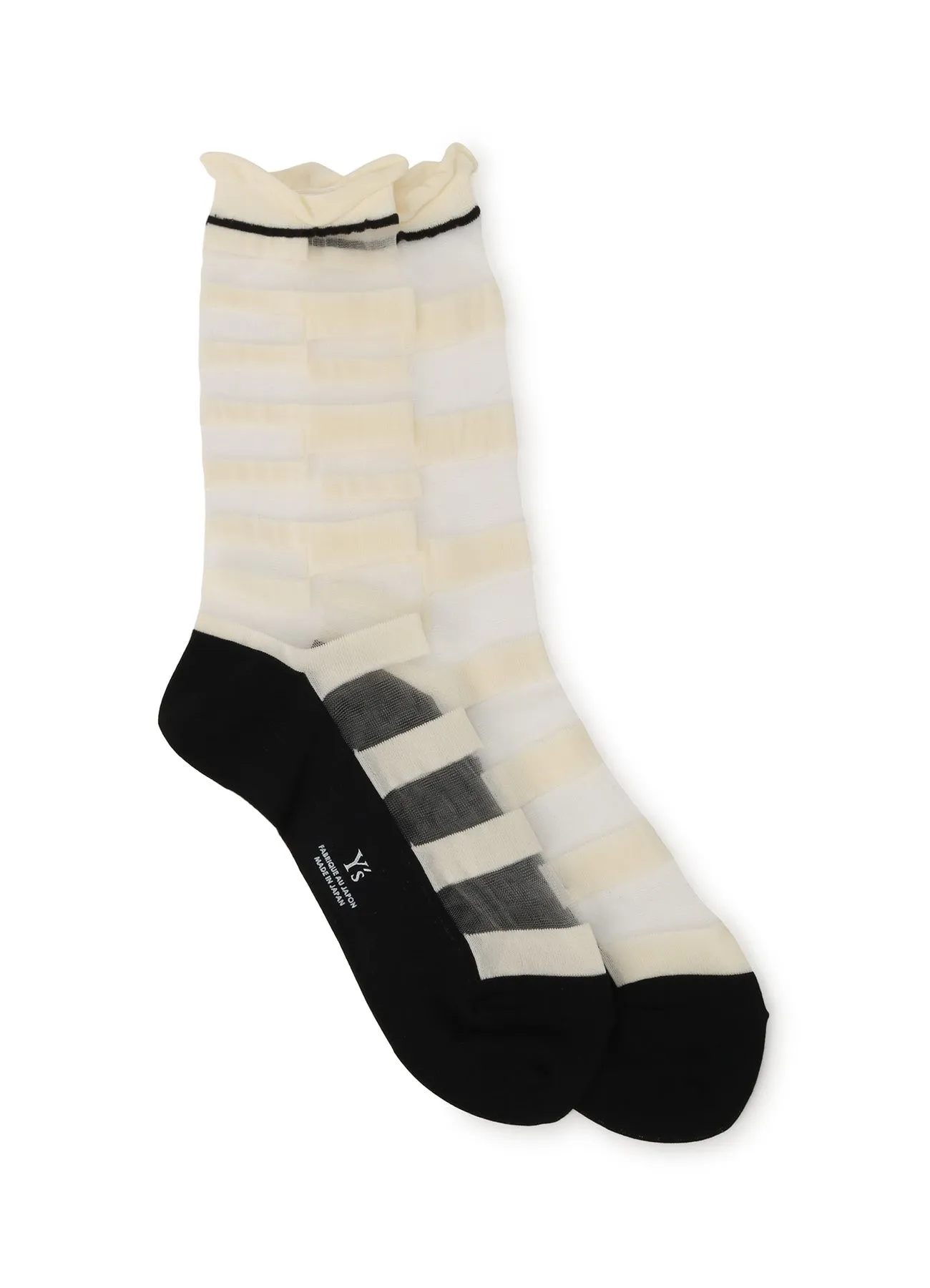 STRIPE SOCKS sold by Yohji Yamamoto product image thumbnail 2
