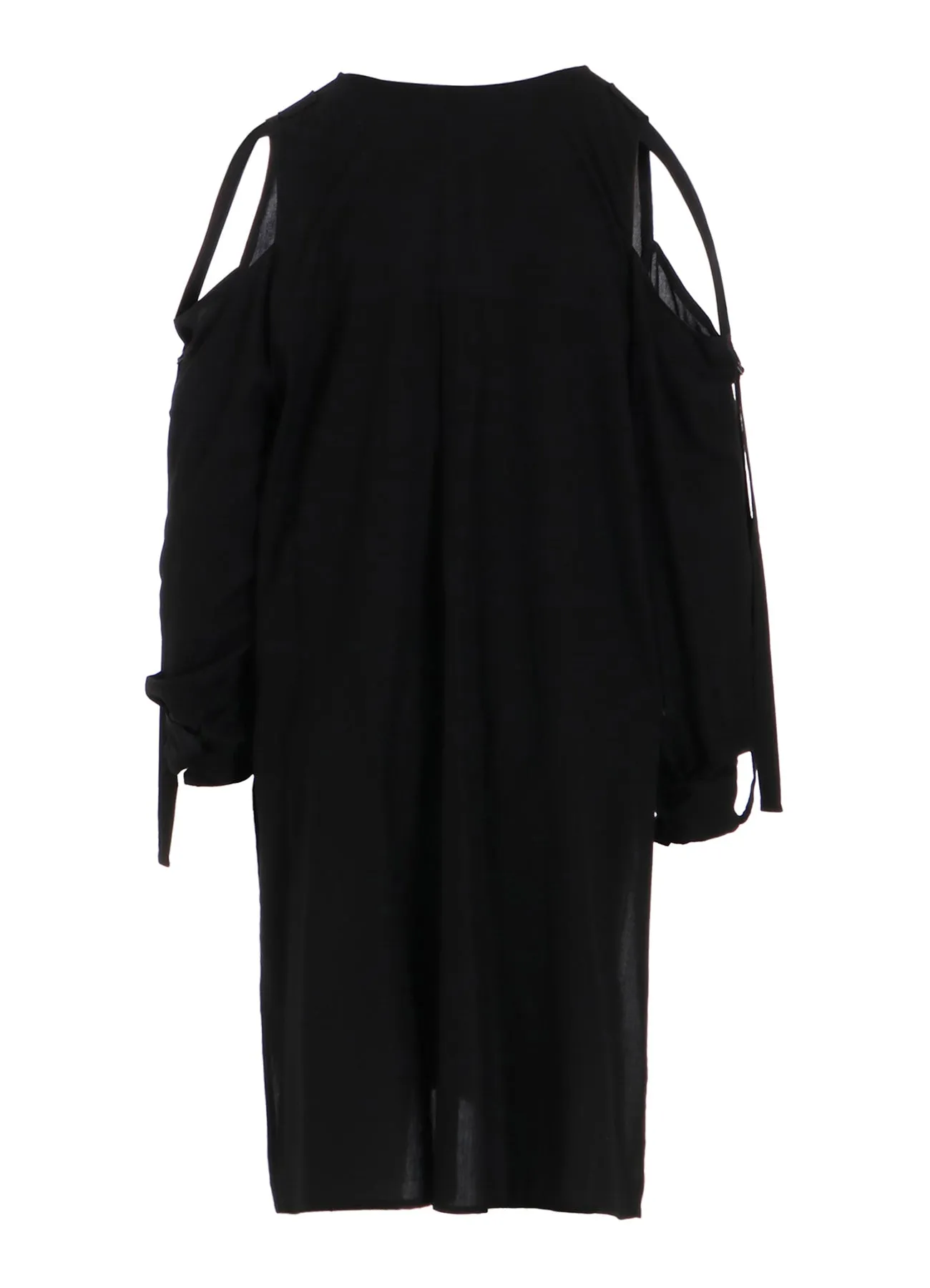 RAYON/CAMBRIC OPEN SHOULDER BLOUSE sold by Yohji Yamamoto product image thumbnail 3