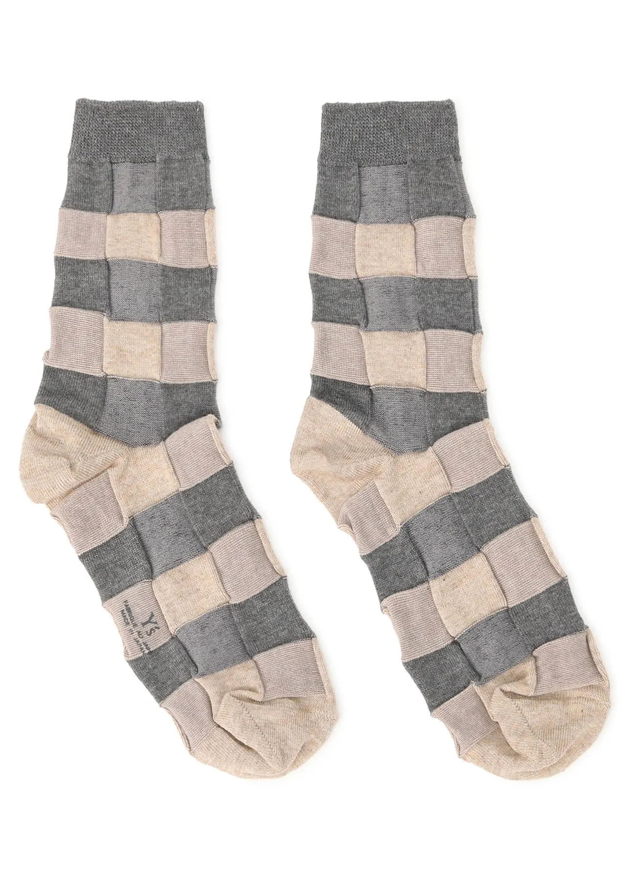 PLAID JACQUARD SOCKS sold by Yohji Yamamoto product image thumbnail 3