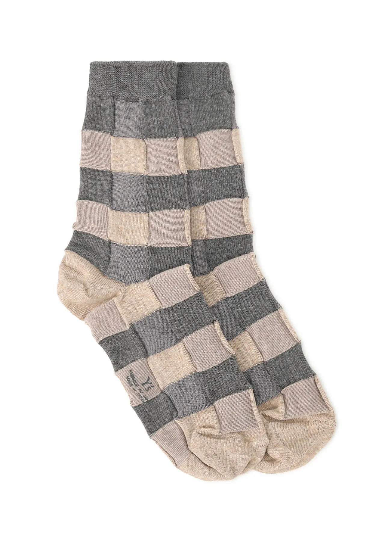 PLAID JACQUARD SOCKS sold by Yohji Yamamoto product image thumbnail 2