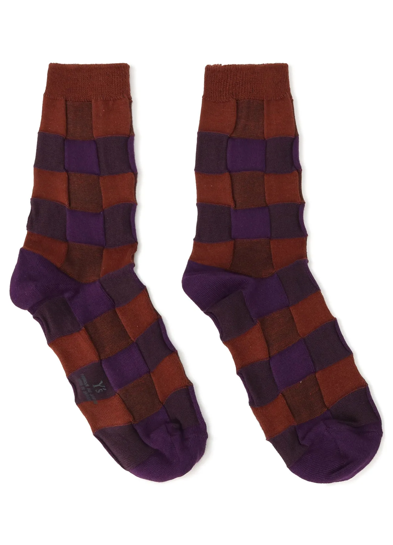 PLAID JACQUARD SOCKS sold by Yohji Yamamoto product image thumbnail 3