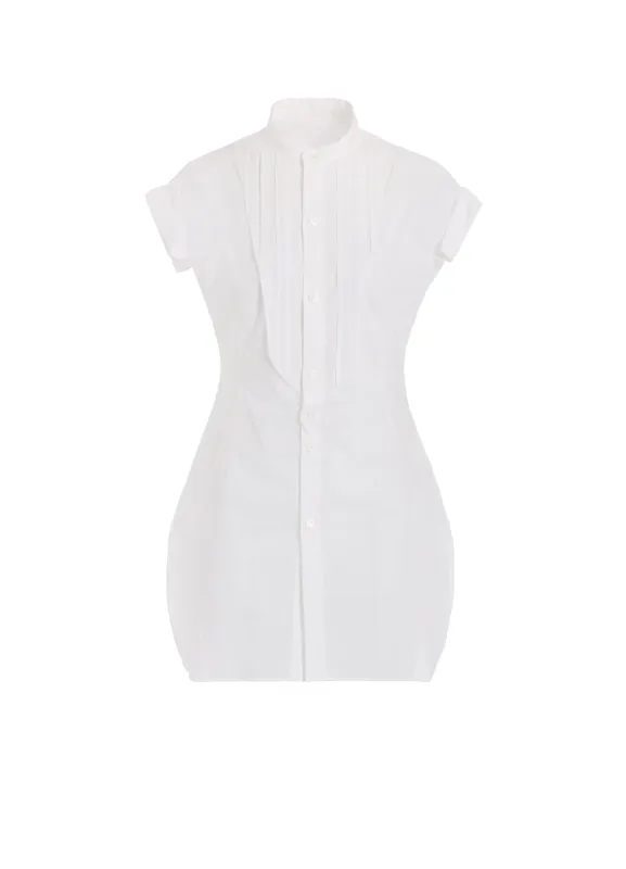 COTTON/LAWN STAND COLLAR SHIRT sold by Yohji Yamamoto