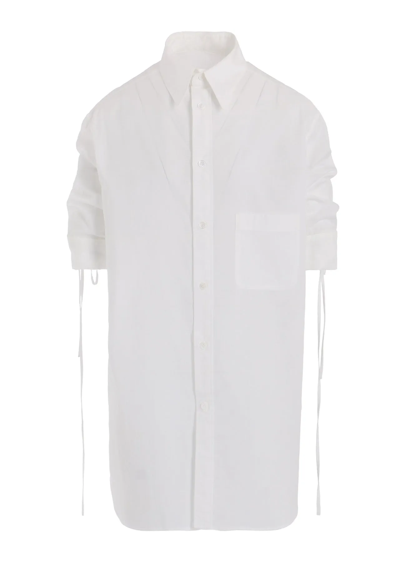 COTTON LAWN SHIRRING SLEEVE BLOUSE sold by Yohji Yamamoto product image thumbnail 2