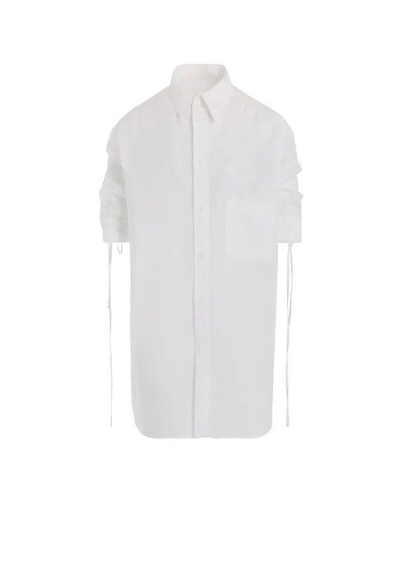 COTTON LAWN SHIRRING SLEEVE BLOUSE sold by Yohji Yamamoto