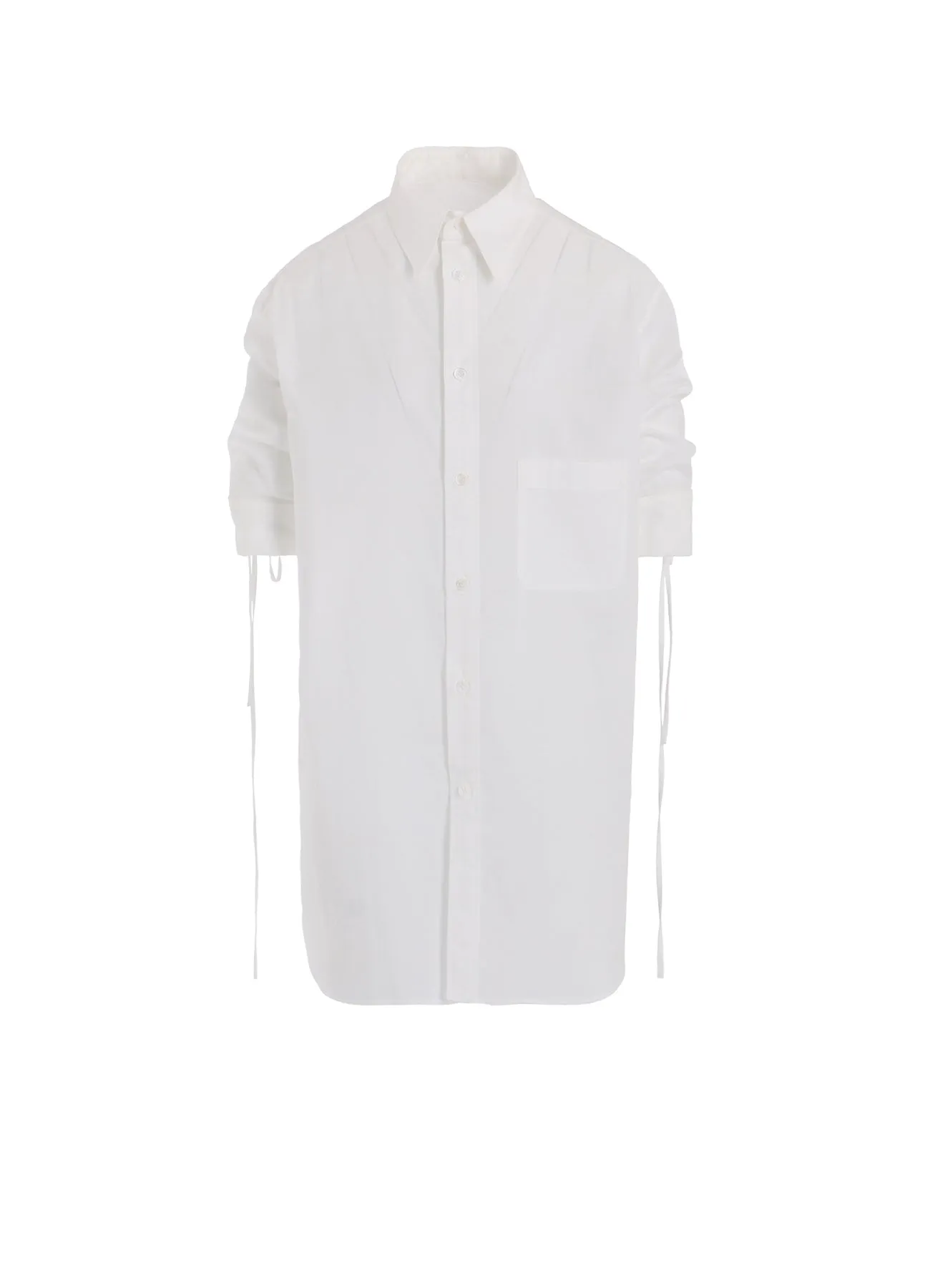 COTTON LAWN SHIRRING SLEEVE BLOUSE sold by Yohji Yamamoto