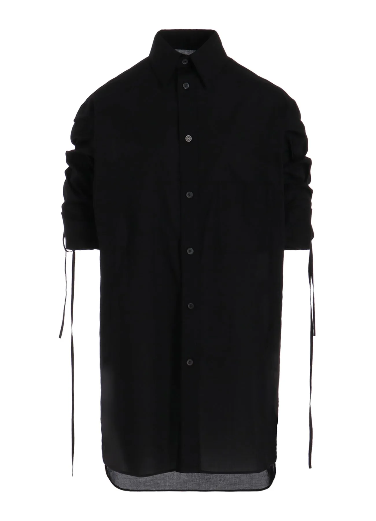 COTTON LAWN SHIRRING SLEEVE BLOUSE sold by Yohji Yamamoto product image thumbnail 2