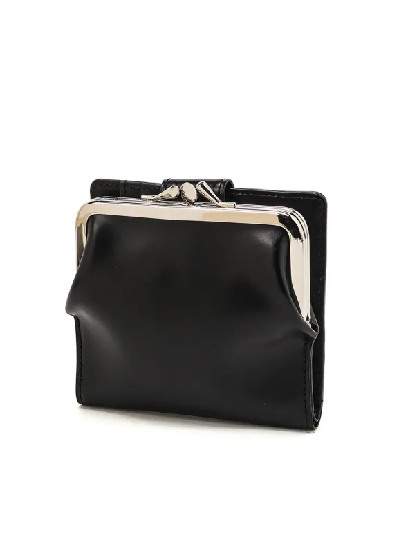 GLOSSY SMOOTH LEATHER SMALL WALLET sold by Yohji Yamamoto