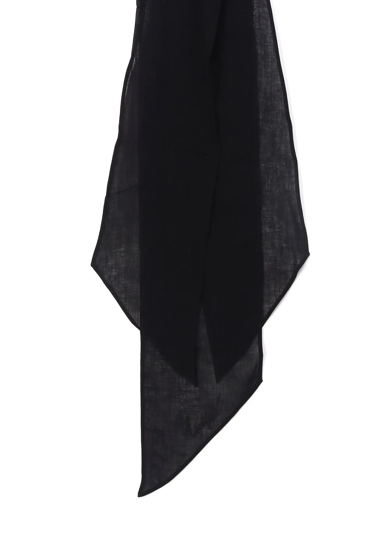 GAUZE TRIPLE GATHERD SCARF sold by Yohji Yamamoto product image thumbnail 5