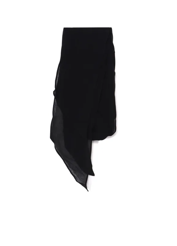 GAUZE TRIPLE GATHERD SCARF sold by Yohji Yamamoto