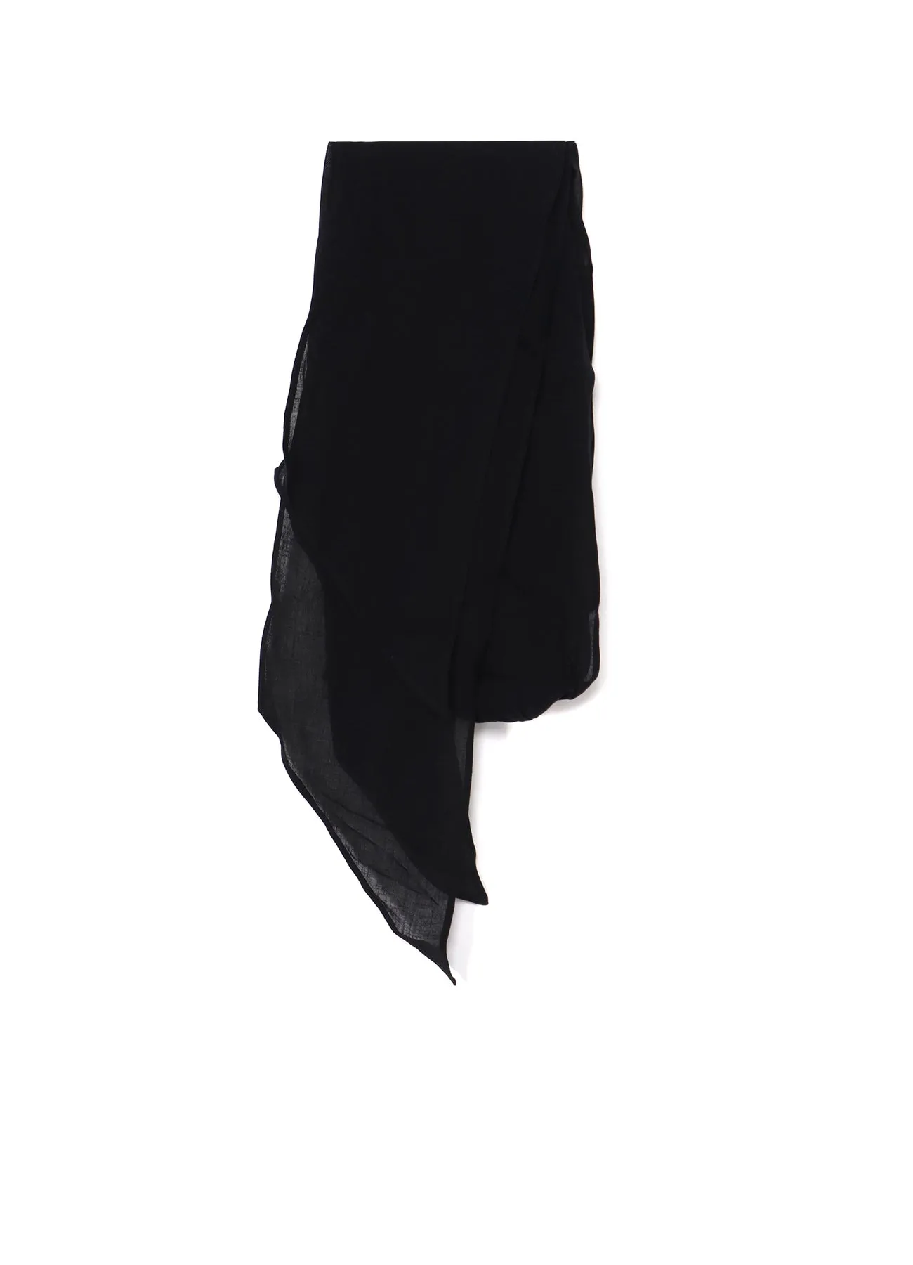 GAUZE TRIPLE GATHERD SCARF sold by Yohji Yamamoto