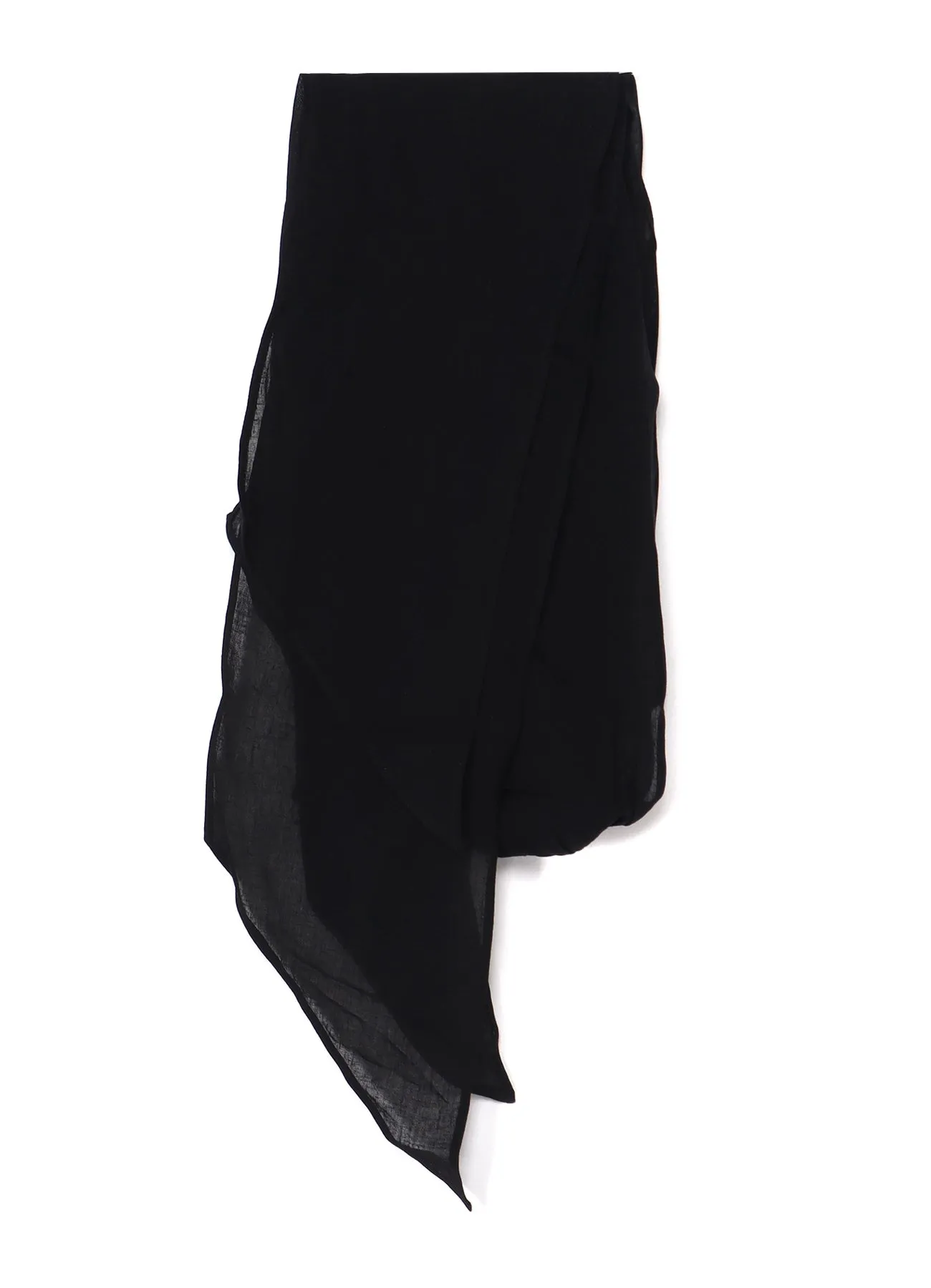 GAUZE TRIPLE GATHERD SCARF sold by Yohji Yamamoto product image thumbnail 2