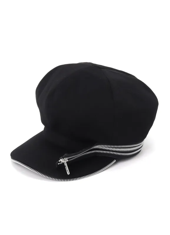BLACK DENIM ZIP RIBBON CASKET sold by Yohji Yamamoto
