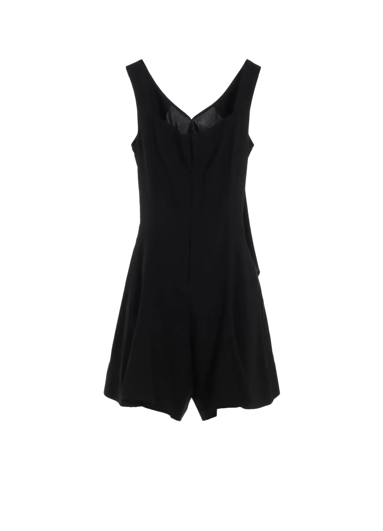 HARD TWIST GABARDINE BACK RIBBON SHORT OVEALLS sold by Yohji Yamamoto