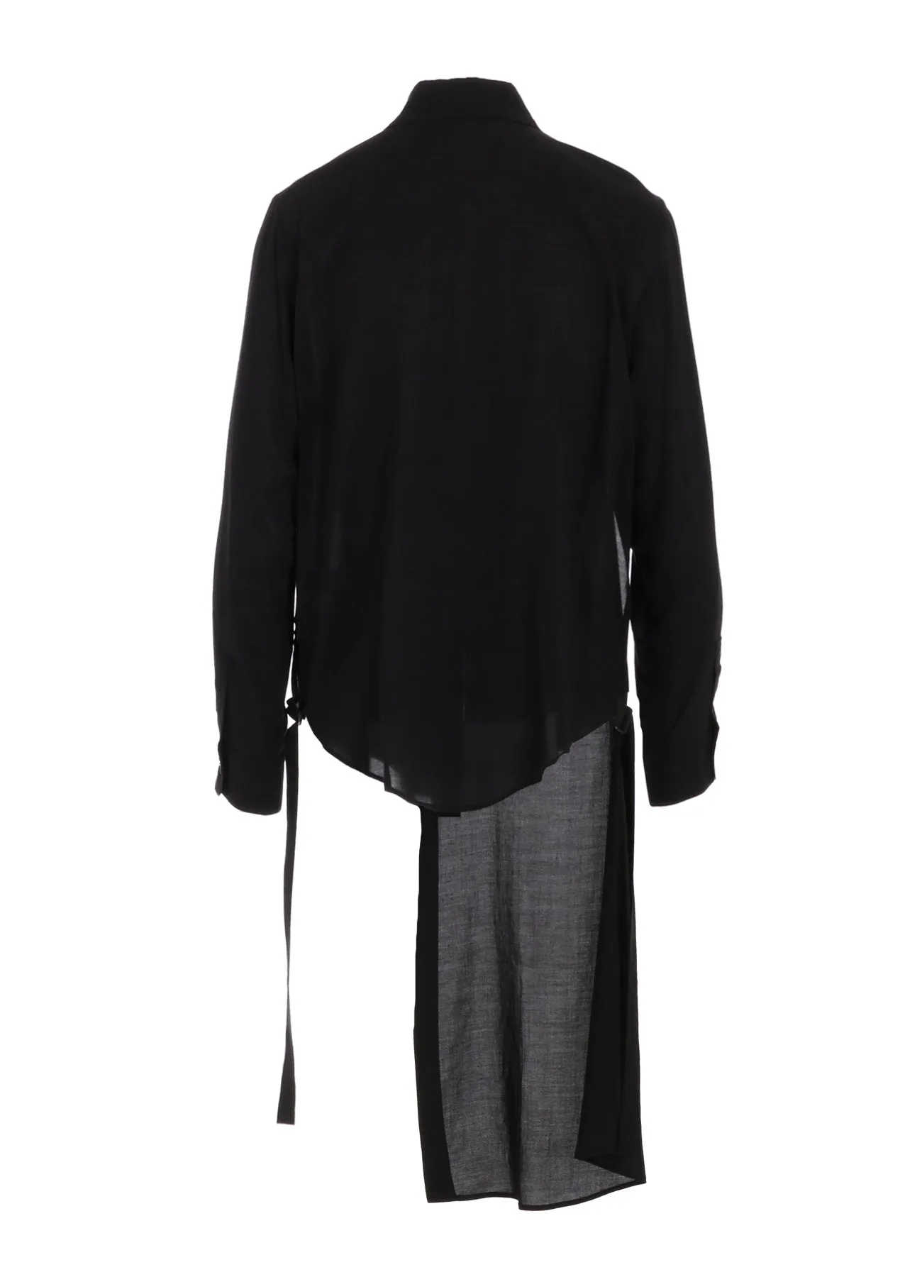 SOFT LAWN ASYMME SLIT SHIRT sold by Yohji Yamamoto product image thumbnail 4
