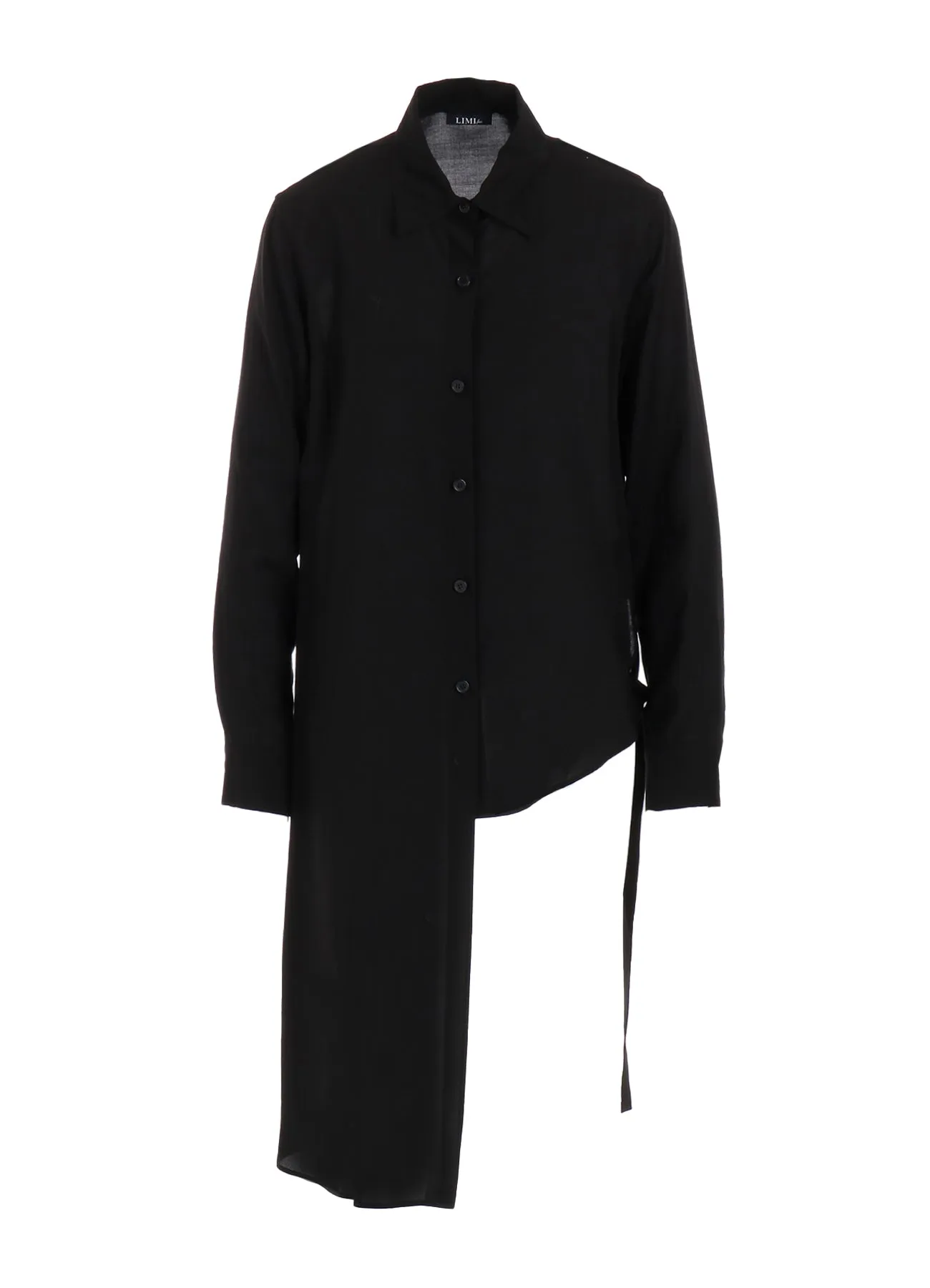 SOFT LAWN ASYMME SLIT SHIRT sold by Yohji Yamamoto product image thumbnail 2