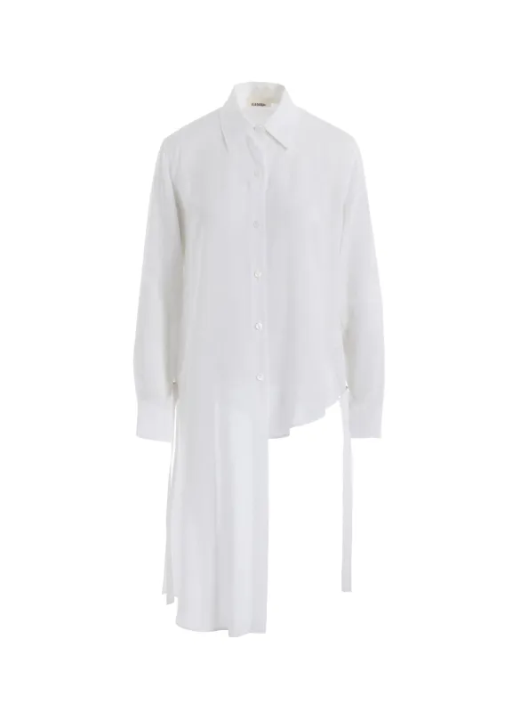 SOFT LAWN ASYMME SLIT SHIRT sold by Yohji Yamamoto