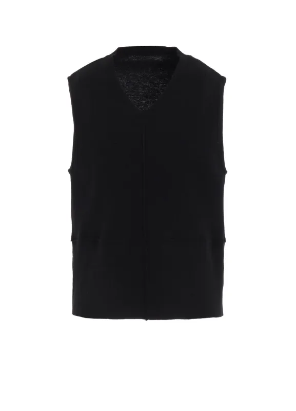 MIX KNIT VEST made by Yohji Yamamoto