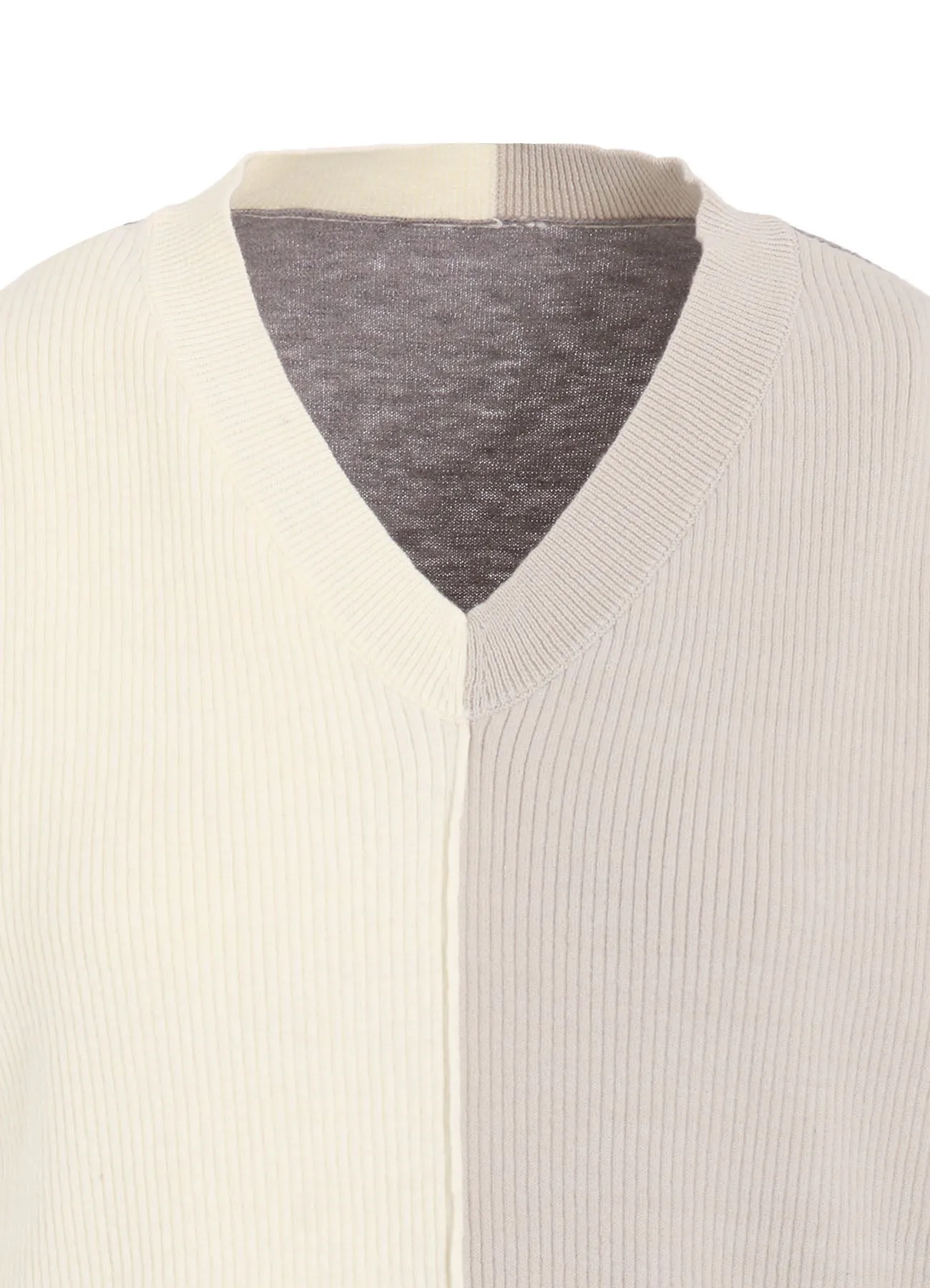 MIX KNIT VEST sold by Yohji Yamamoto product image thumbnail 5