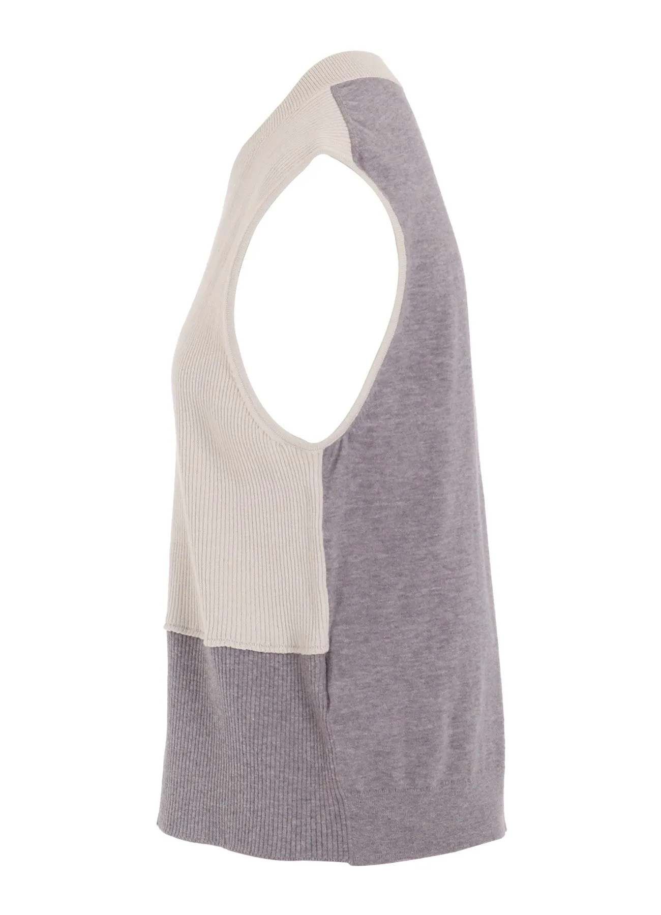 MIX KNIT VEST sold by Yohji Yamamoto product image thumbnail 3