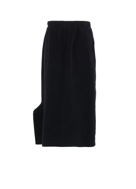MINI PILE SIDE SLIT SKIRT sold by Yohji Yamamoto