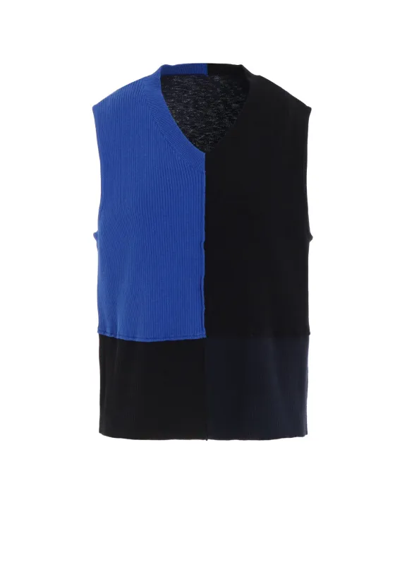 MIX KNIT VEST made by Yohji Yamamoto
