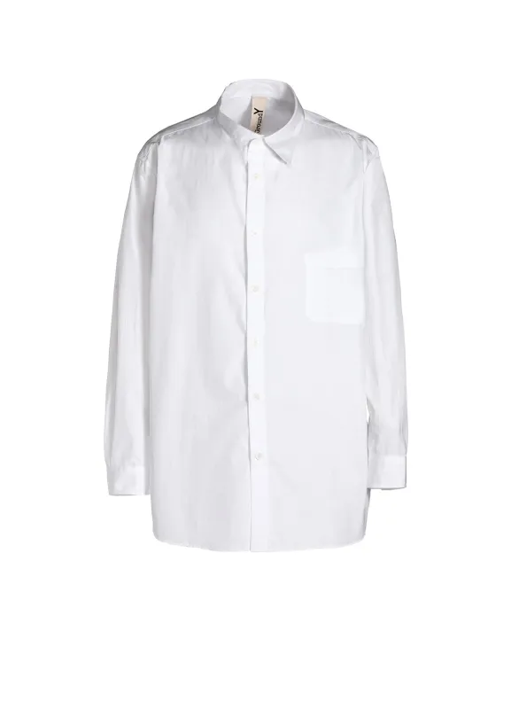 COTTON BROADCLOTH COLLAR CUT-OFF SHIRT sold by Yohji Yamamoto