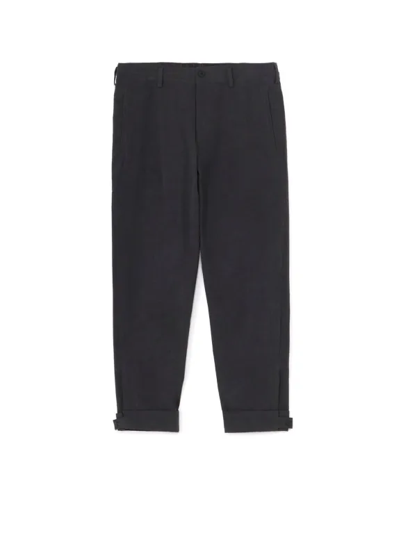 C/ POPLIN TAB DETAIL SLIM PANTS made by Yohji Yamamoto