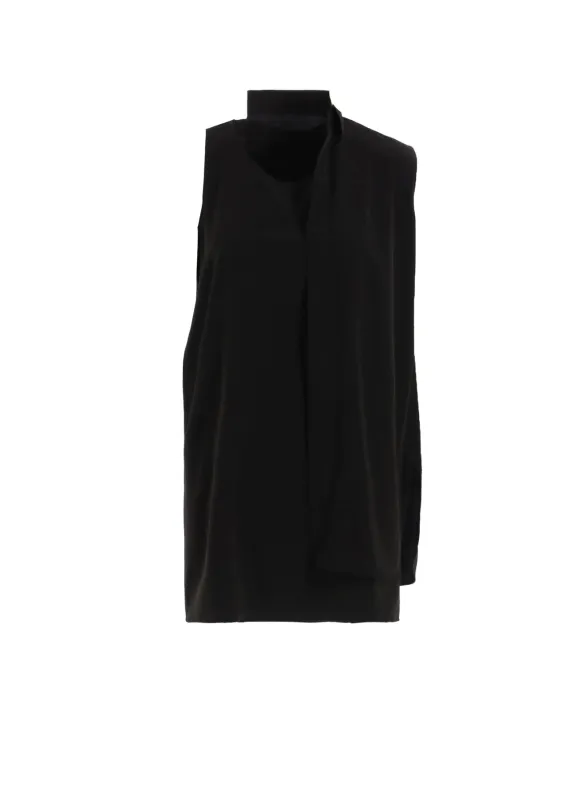 TA/PE SUPER VIYON TUSSER DOUBLE SLEEVELESS SHIRT sold by Yohji Yamamoto