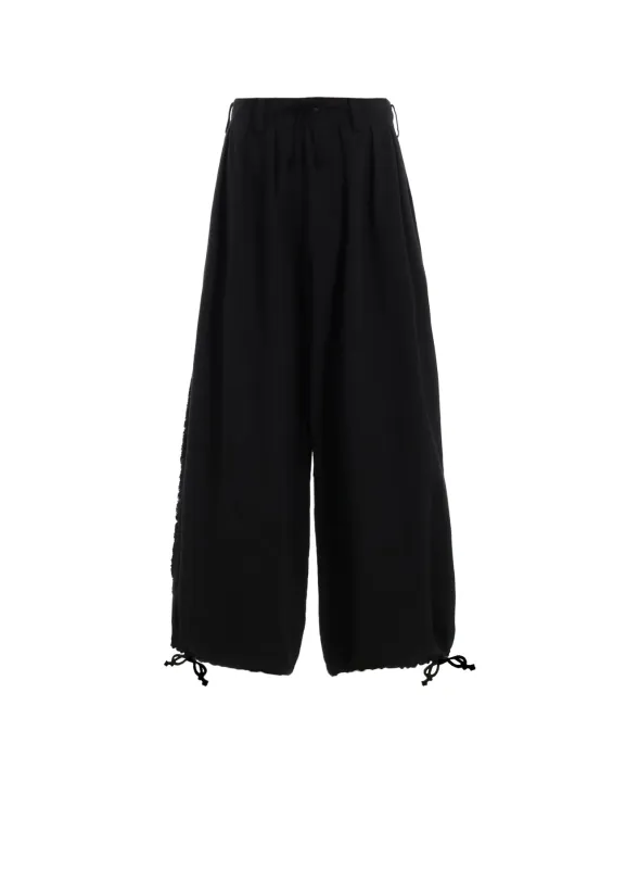COTTON DRILL CUT-OUT BALLOON PANTS sold by Yohji Yamamoto