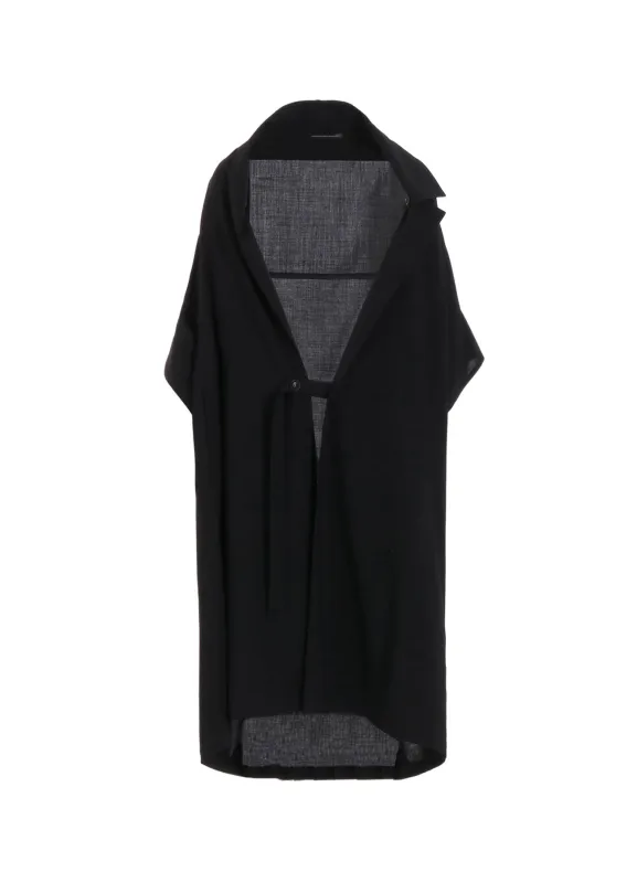 HARD-TWISTED LAWN KIMONO COAT sold by Yohji Yamamoto