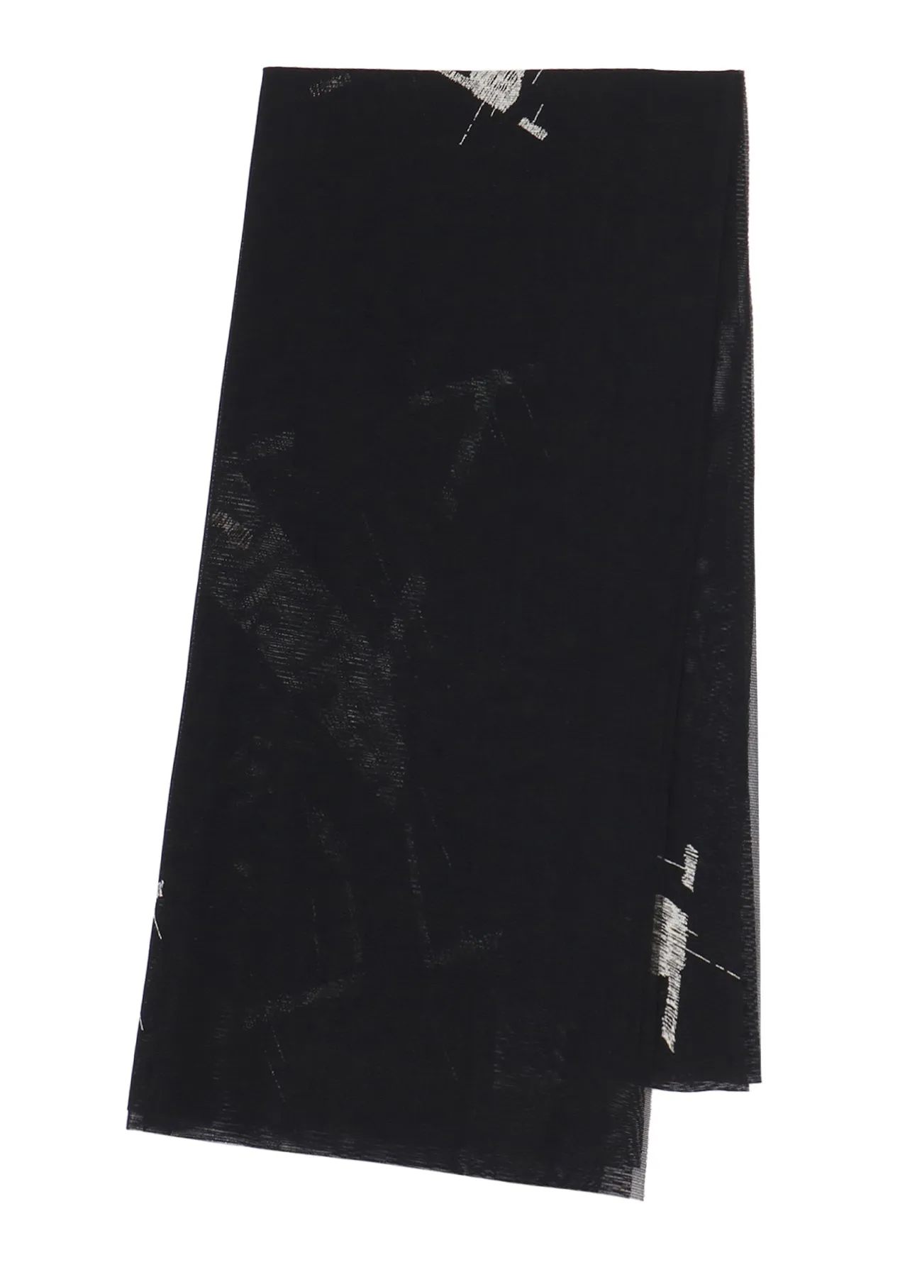 SILK TULLE DISCHARGE PRINT B Y5PCS SCARF sold by Yohji Yamamoto product image thumbnail 3