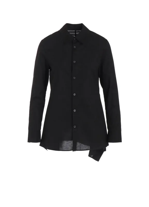 100/-KHADI BACKSIDE FLARED SLIM B sold by Yohji Yamamoto