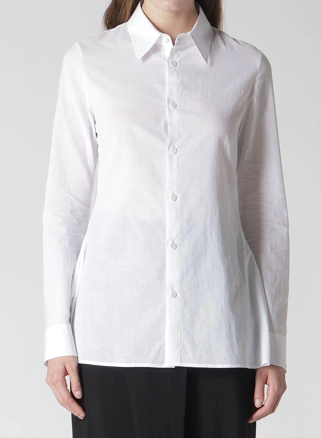 100/-KHADI BACKSIDE FLARED SLIM B sold by Yohji Yamamoto product image thumbnail 2