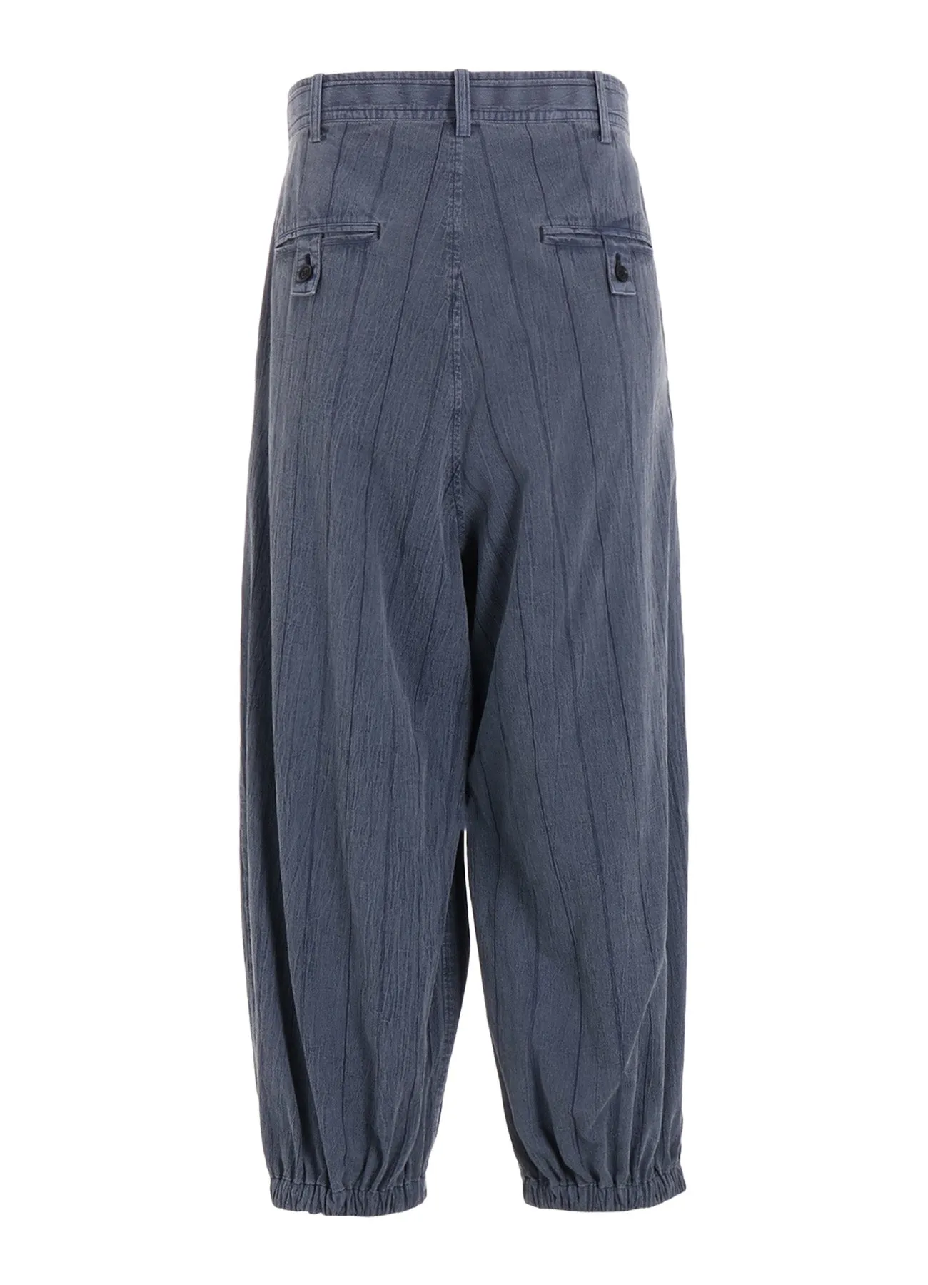 WASHER STRIPE ELASTIC HEM PANTS sold by Yohji Yamamoto product image thumbnail 3