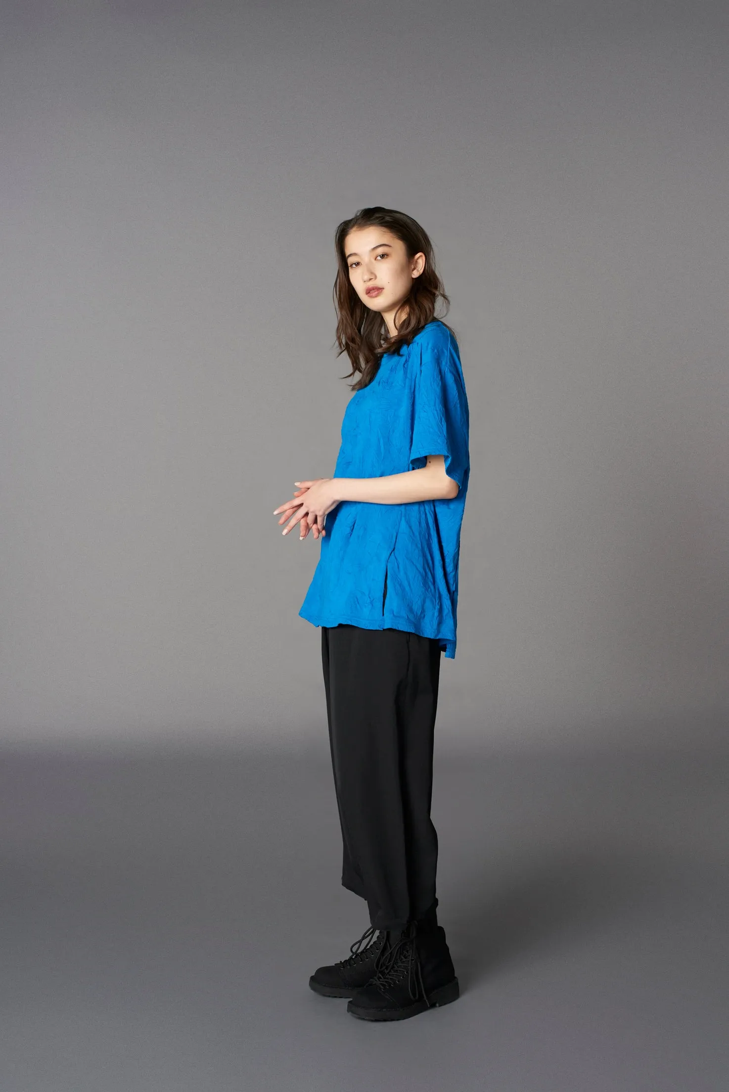 CATCH WASHER MIX TIERED T-SHIRT sold by Yohji Yamamoto product image thumbnail 3