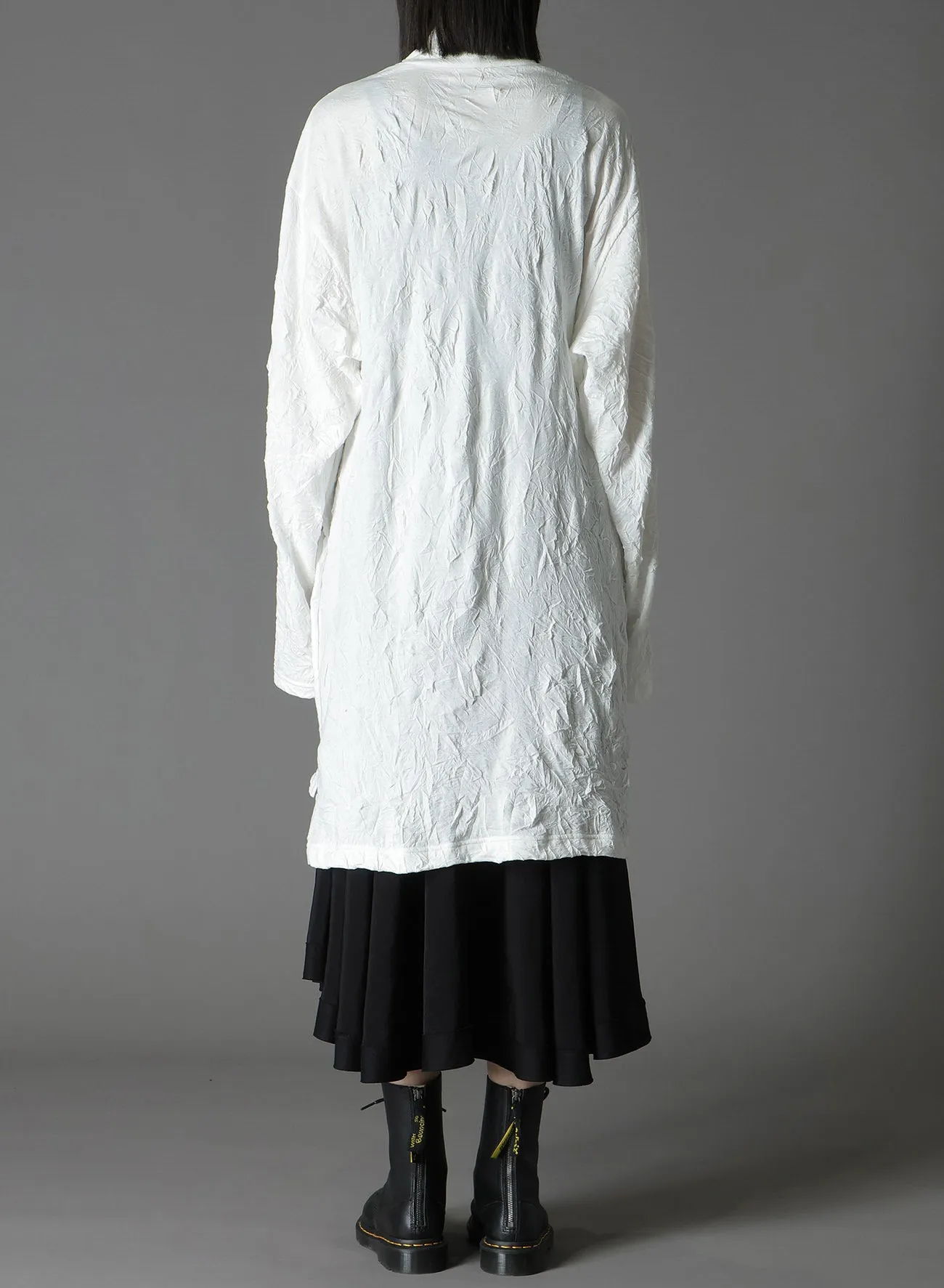CATCH WASHER RIGHT BUTTON-OPENING BIG TURTLENECK sold by Yohji Yamamoto product image thumbnail 4